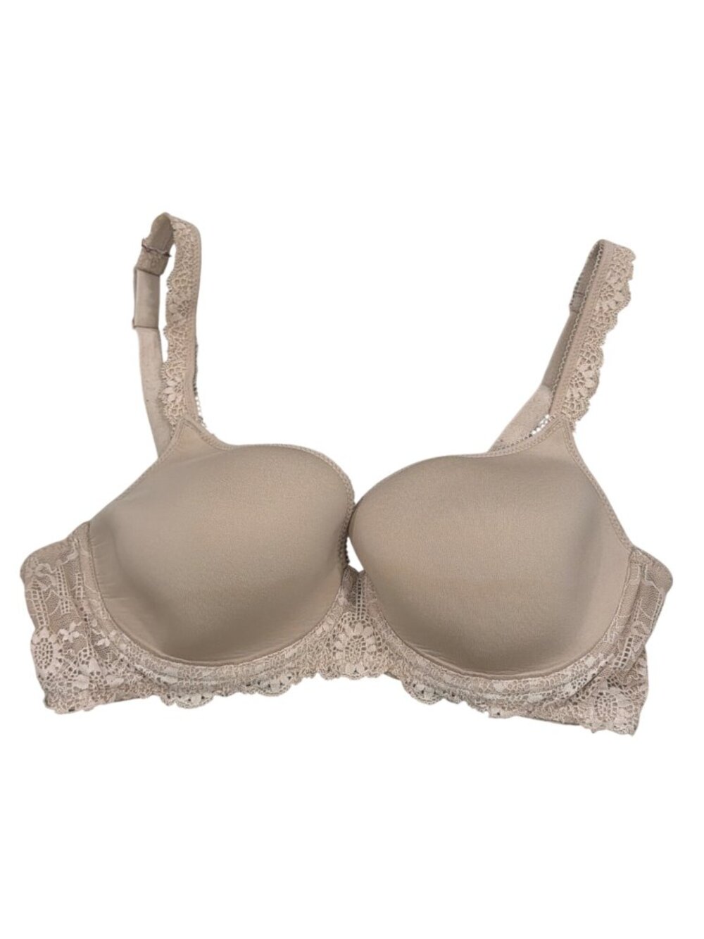 Simone Pérèle 12J316 Caressence 3D Plunge Bra Lace Underwire Bra 34E Beige